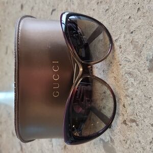 Gucci sunglasses with hard case
